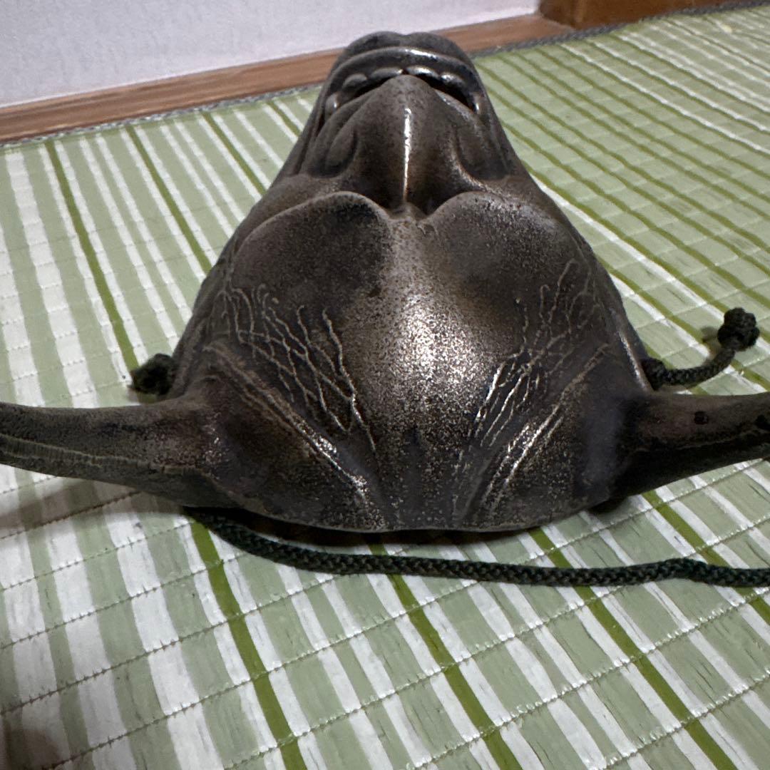 お面　能面　般若　鬼　はんにゃ　伝統工芸　神楽面　壁掛け　置物　角　合金 魔除け