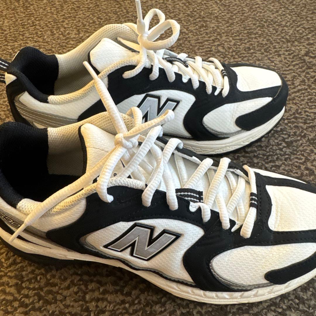 超美品‼️New Balance ゴルフシューズ　ホワイト/ブラック