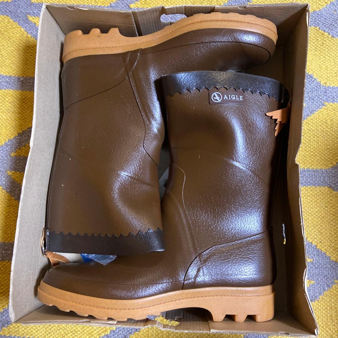 AIGLE 長靴ラバーブーツレインブーツ ビゾンM B85745.6 サイズ44
