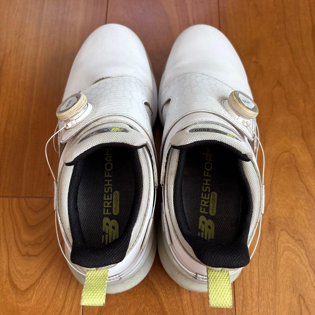 【美品】ニューバランスゴルフ　FreshFoam2500 ゴルフシューズ 25