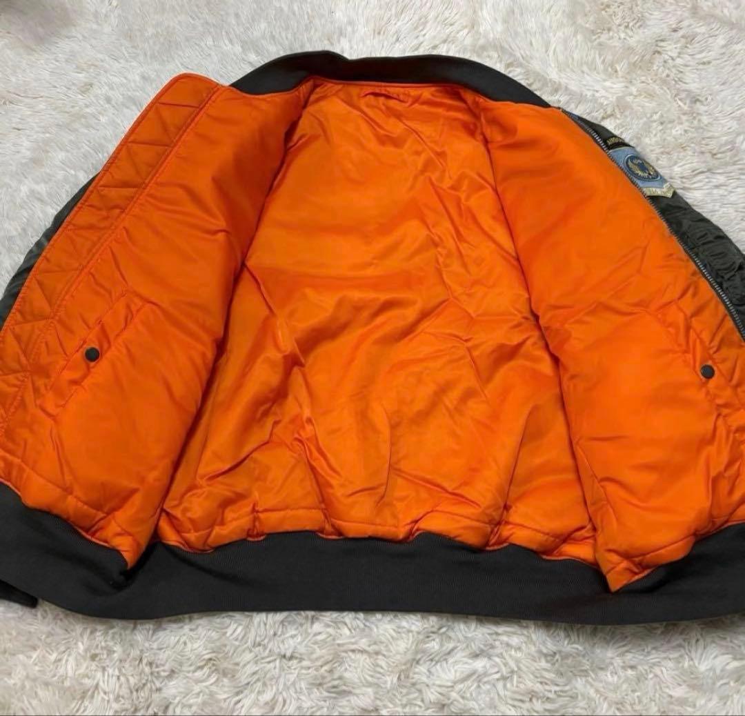 希少 ALPHA 50周年記念 MA-1 フライトジャケット フルパッチ　亀山薫