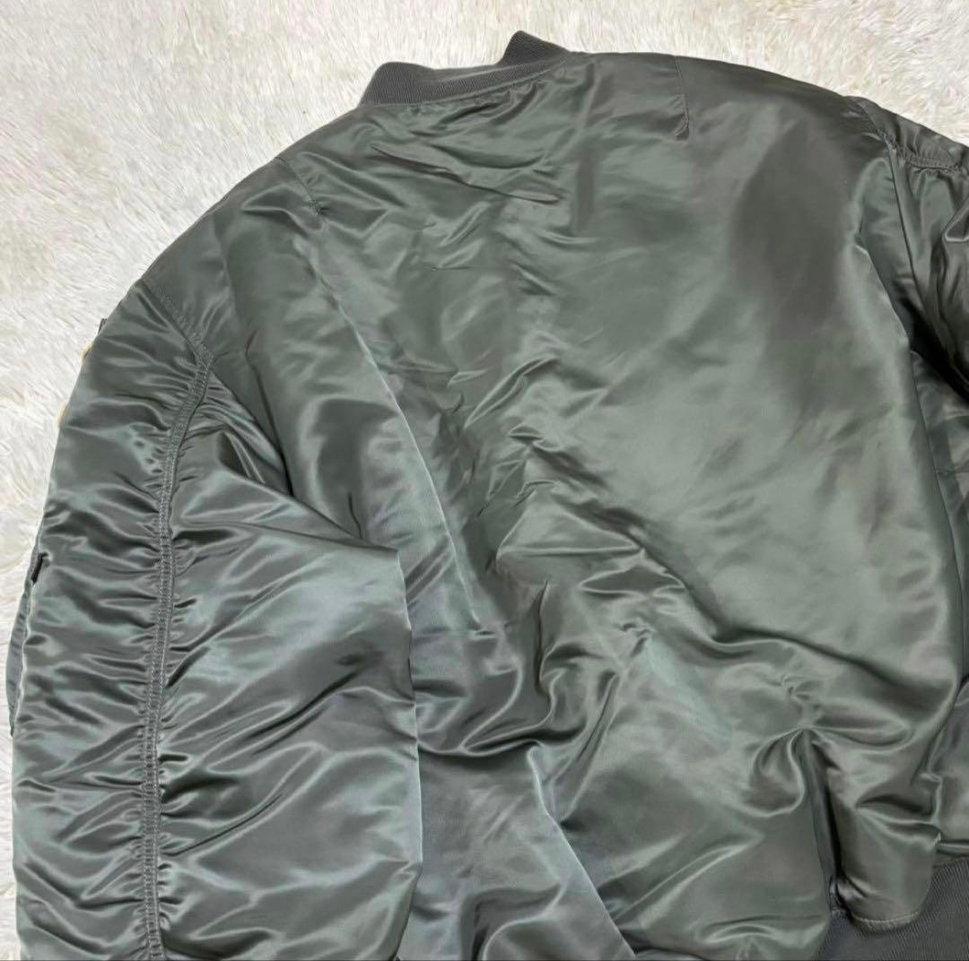 希少 ALPHA 50周年記念 MA-1 フライトジャケット フルパッチ　亀山薫