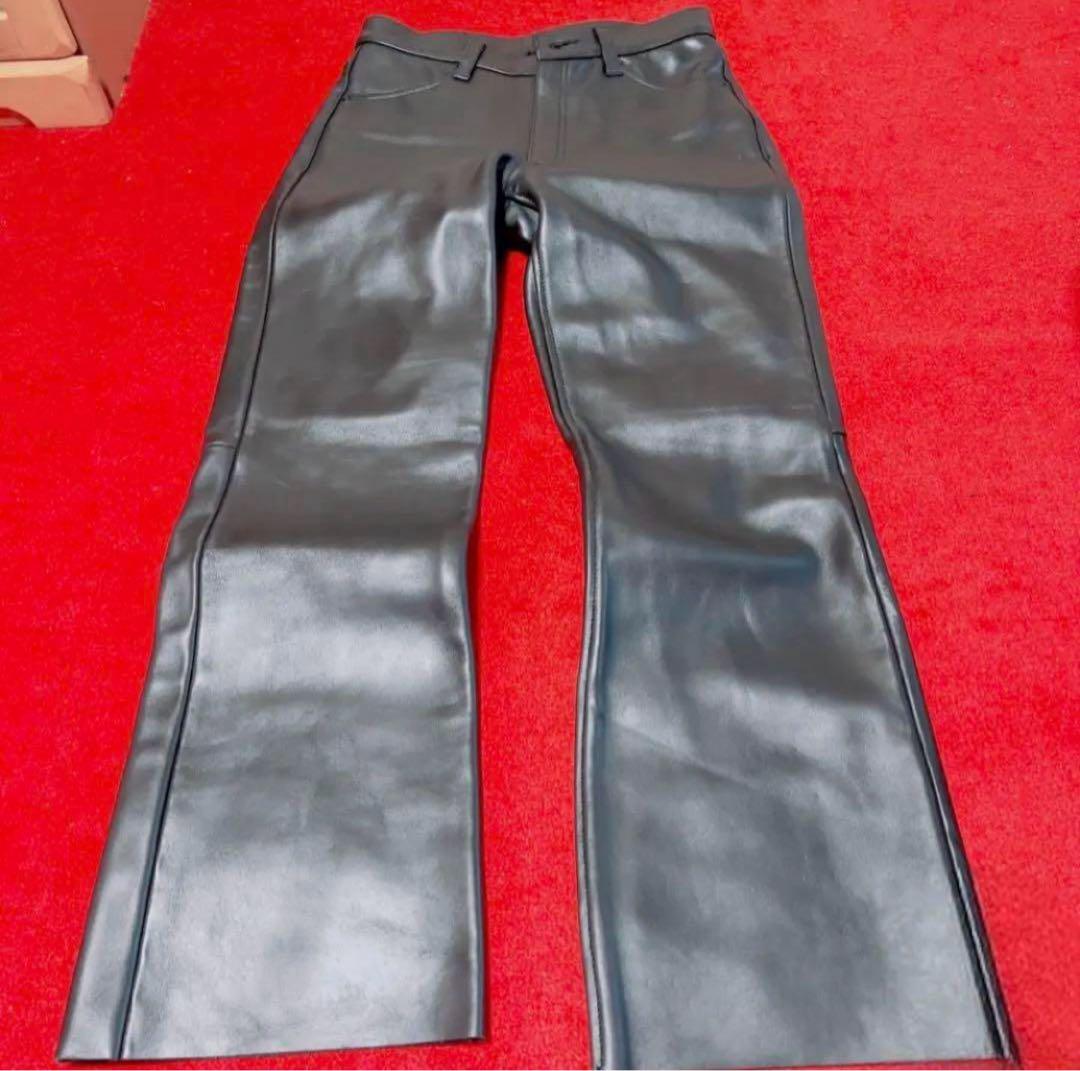 kadoya カドヤ　レザーパンツ　ブーツカットKADOYA