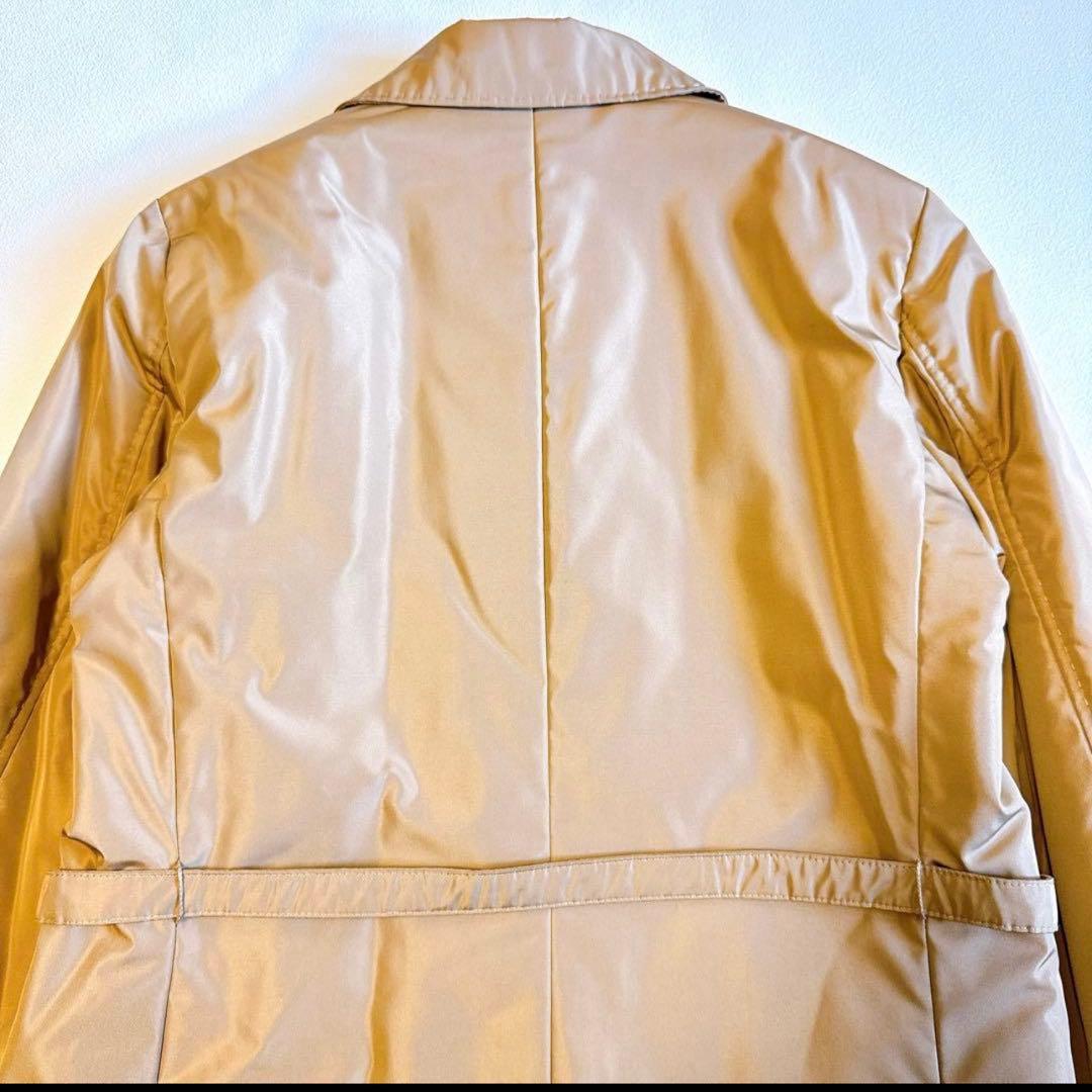 S Max MARA 中綿コート　ロングコート ゴールド金具　ベージュ38