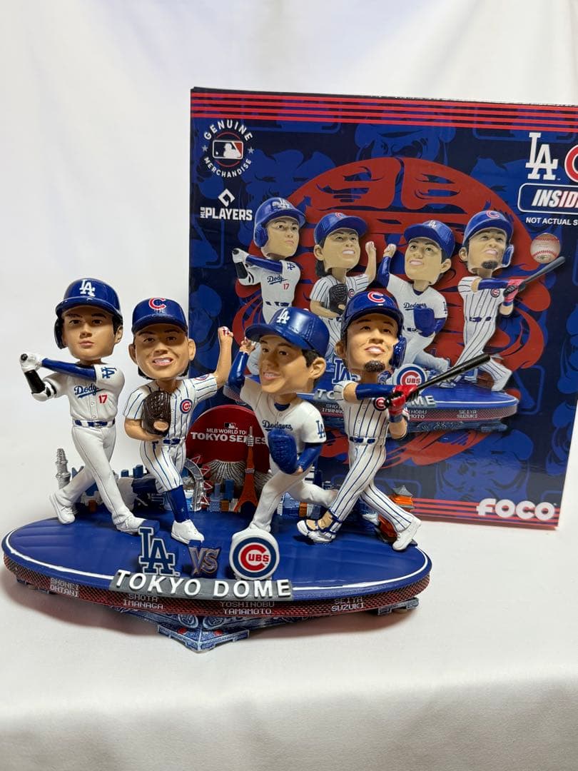 225個限定　東京シリーズ　ボブルヘッド　大谷翔平　鈴木　今永　山本由伸　ドーム