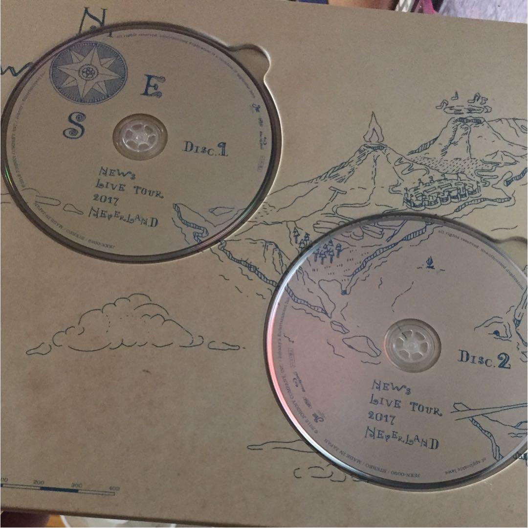 NEWS LIVE TOUR2017 NEVERLAND ライブDVD初回限定版