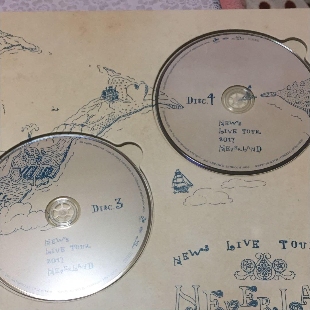 NEWS LIVE TOUR2017 NEVERLAND ライブDVD初回限定版