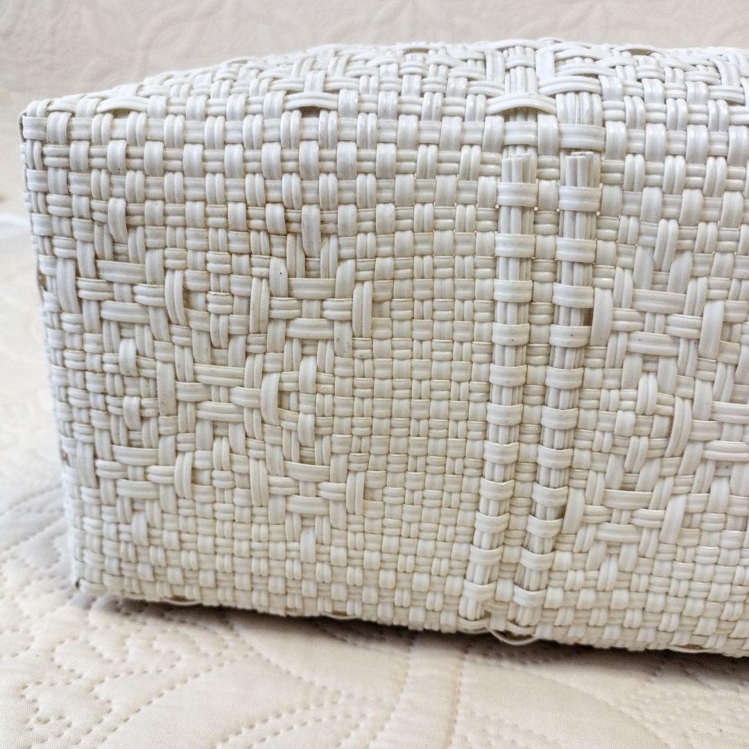 Letra メルカドバッグ 白 Mサイズ　マルシェバッグ＆ミニバッグ