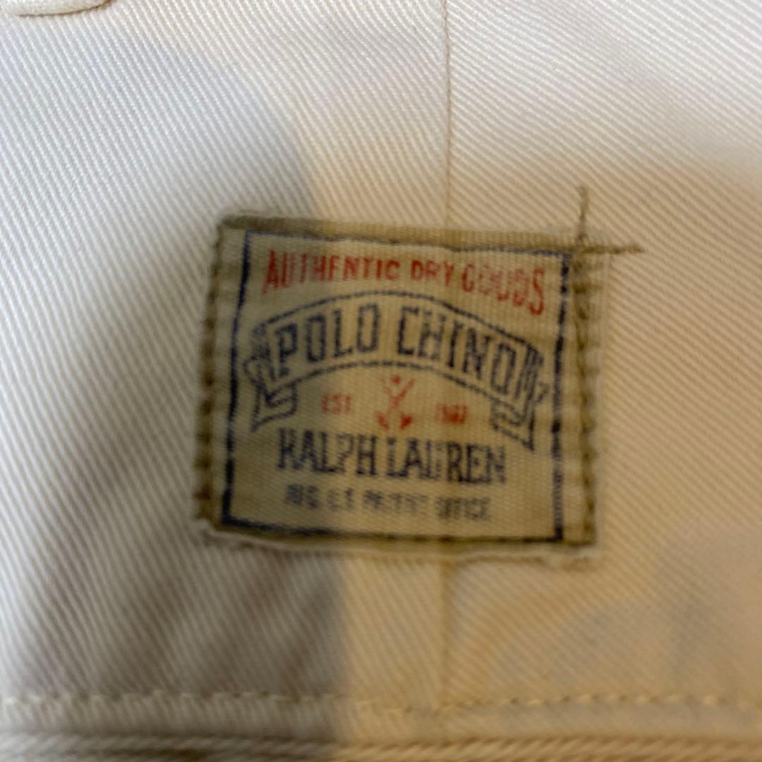 Polo by Ralph Lauren ホワイト チノパンusa製 ビンテージ