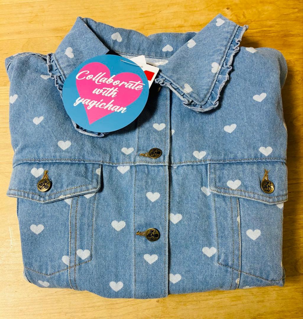L 新品　レディース デニムジャケット ミニー アベイル　ディズニー　ミニパル