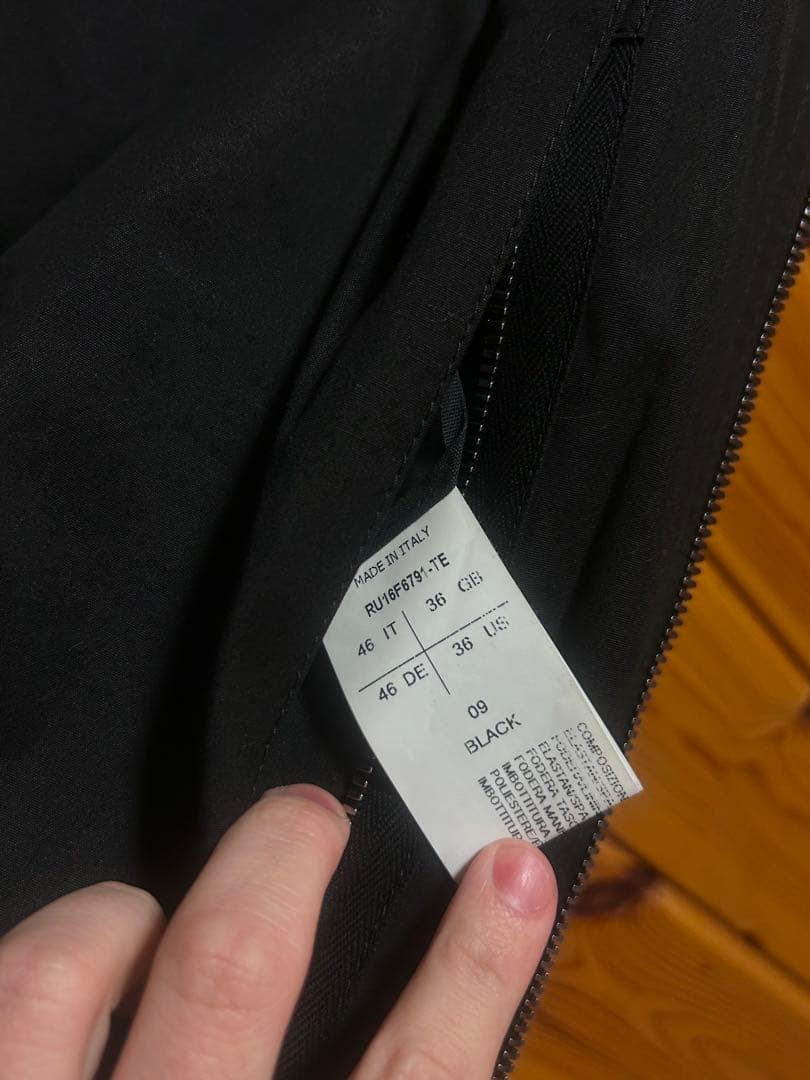 FW16 Rick Owens Flight Bomber マストドン期 タグ有