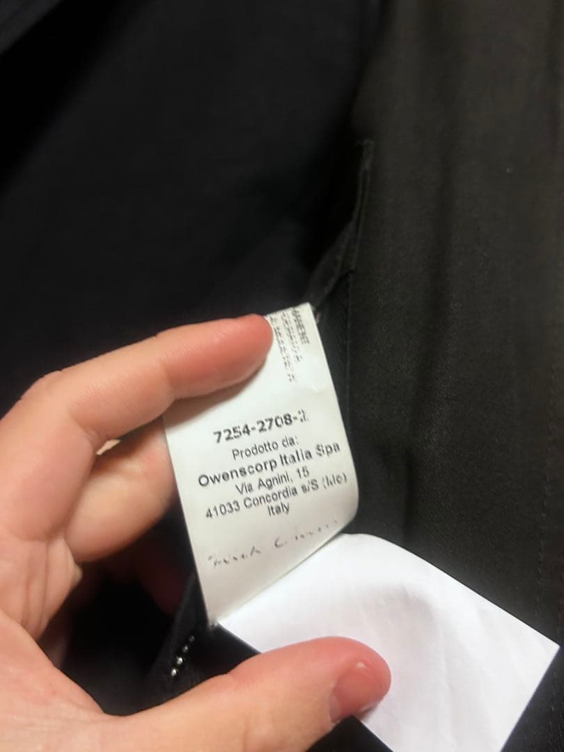 FW16 Rick Owens Flight Bomber マストドン期 タグ有