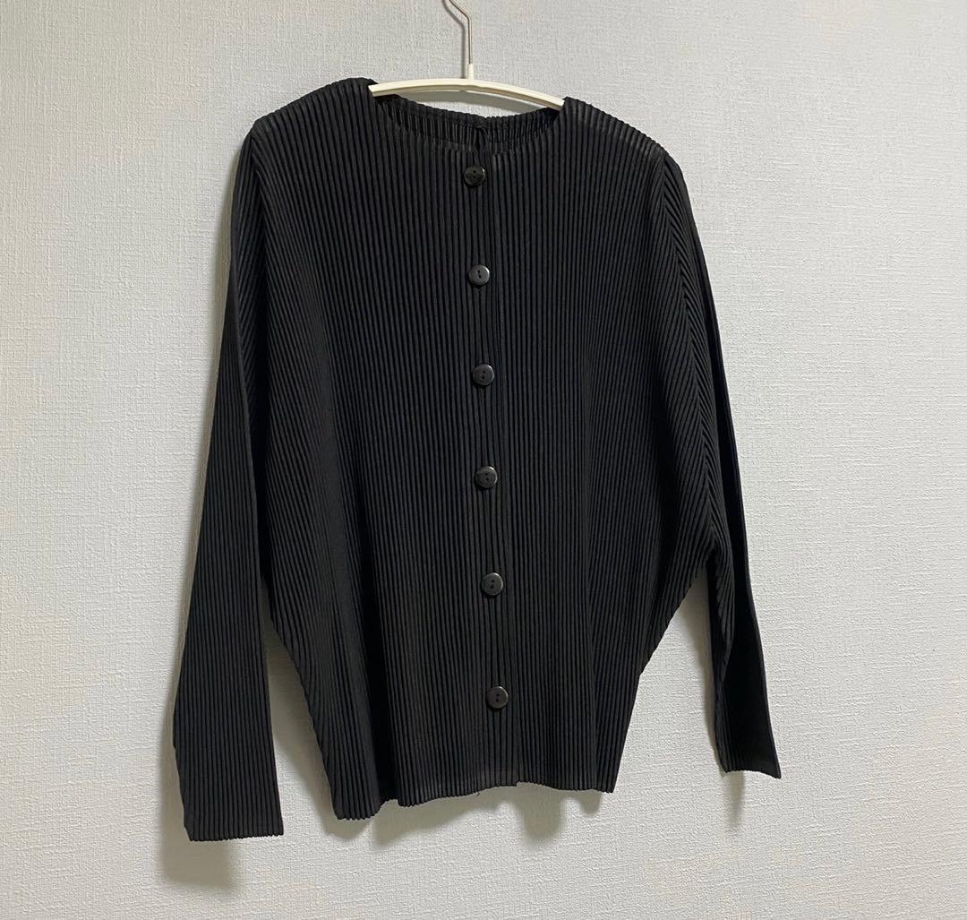 新品高級生地モダンクラシックスプリングコート★OM黒カーディガン