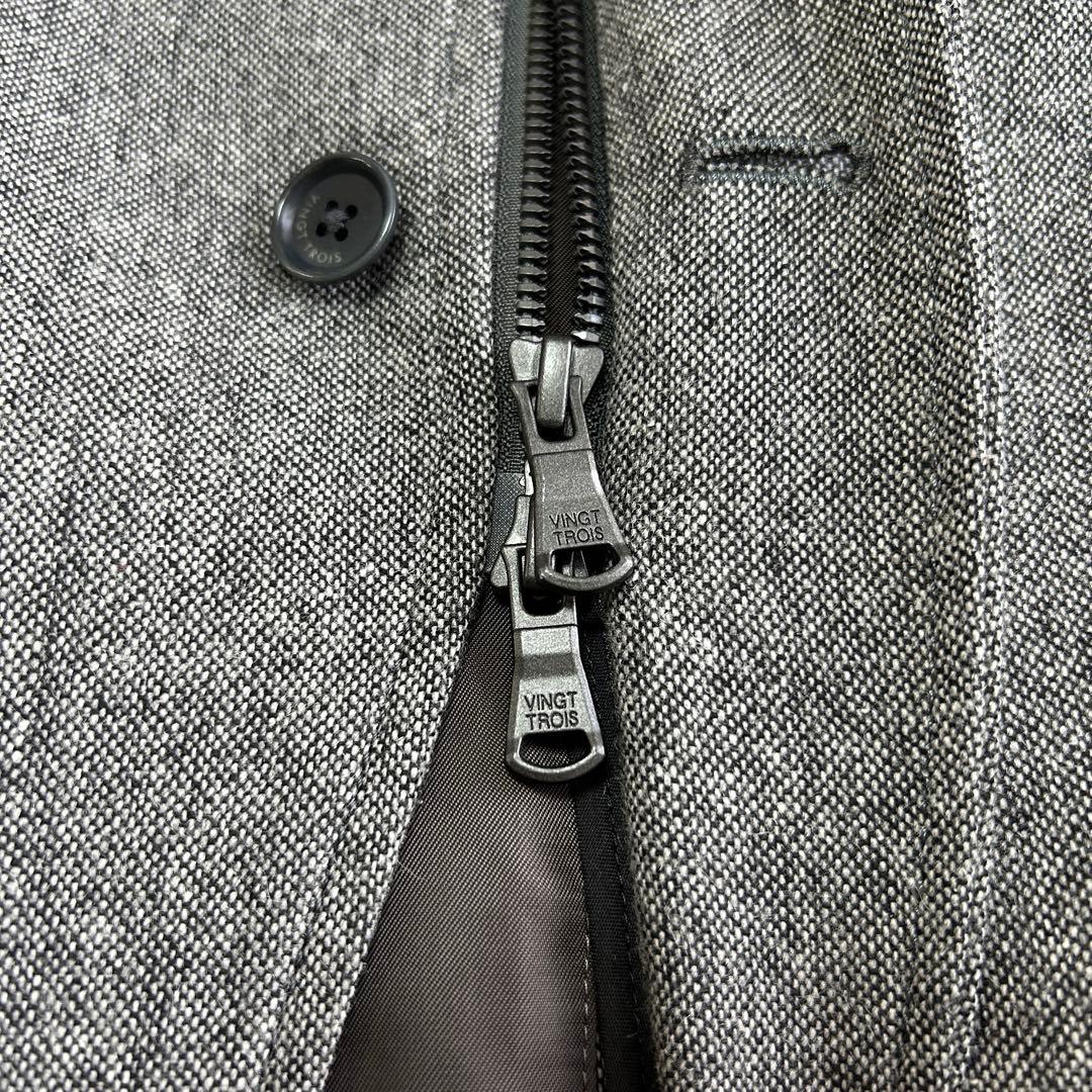 美品 希少23区オム 20周年記念限定 ライナー イタリア製生地 ジャケット48