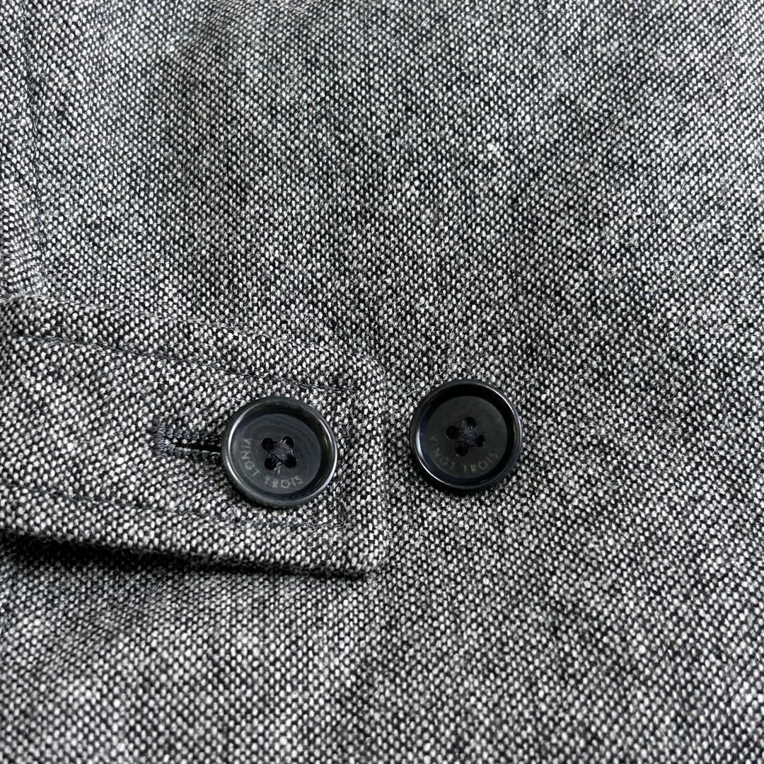 美品 希少23区オム 20周年記念限定 ライナー イタリア製生地 ジャケット48