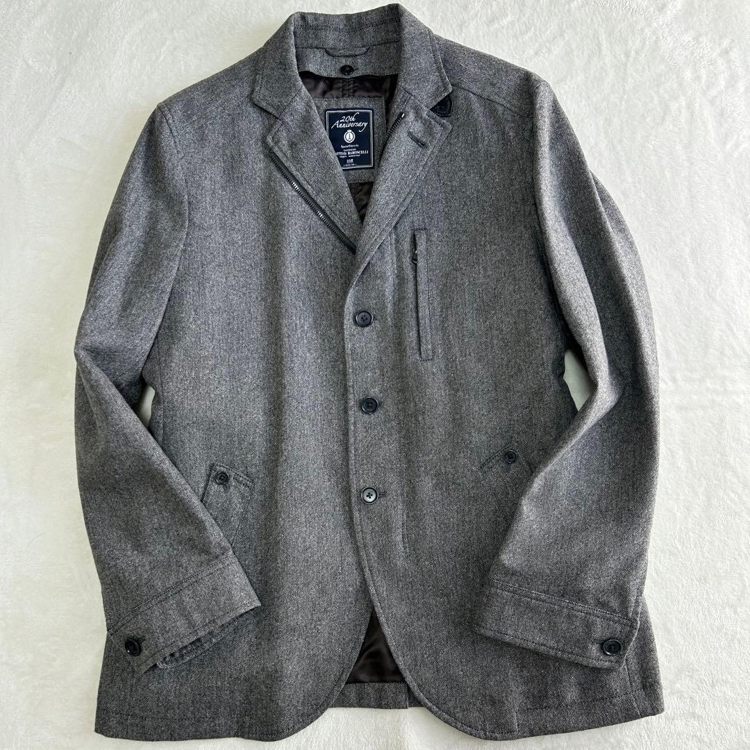 美品 希少23区オム 20周年記念限定 ライナー イタリア製生地 ジャケット48