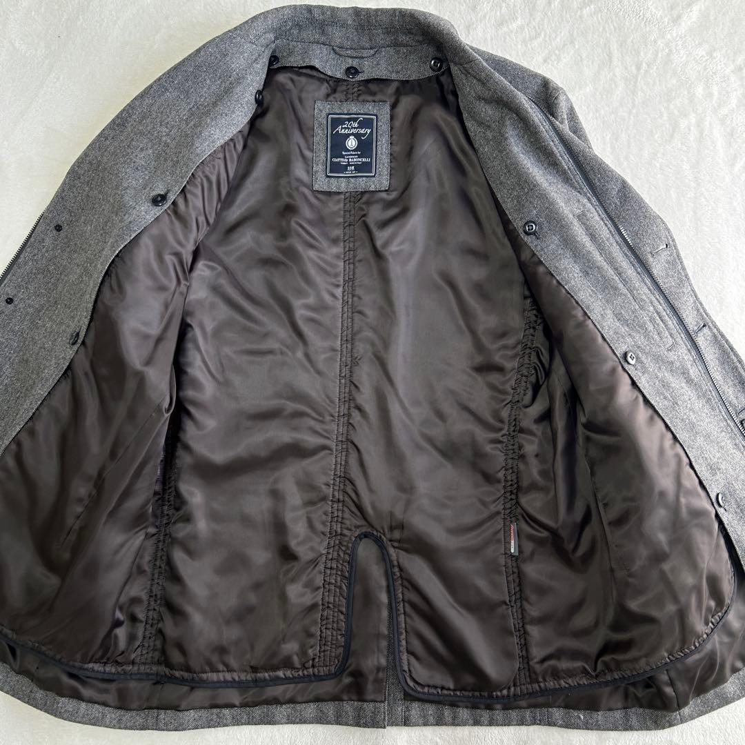 美品 希少23区オム 20周年記念限定 ライナー イタリア製生地 ジャケット48