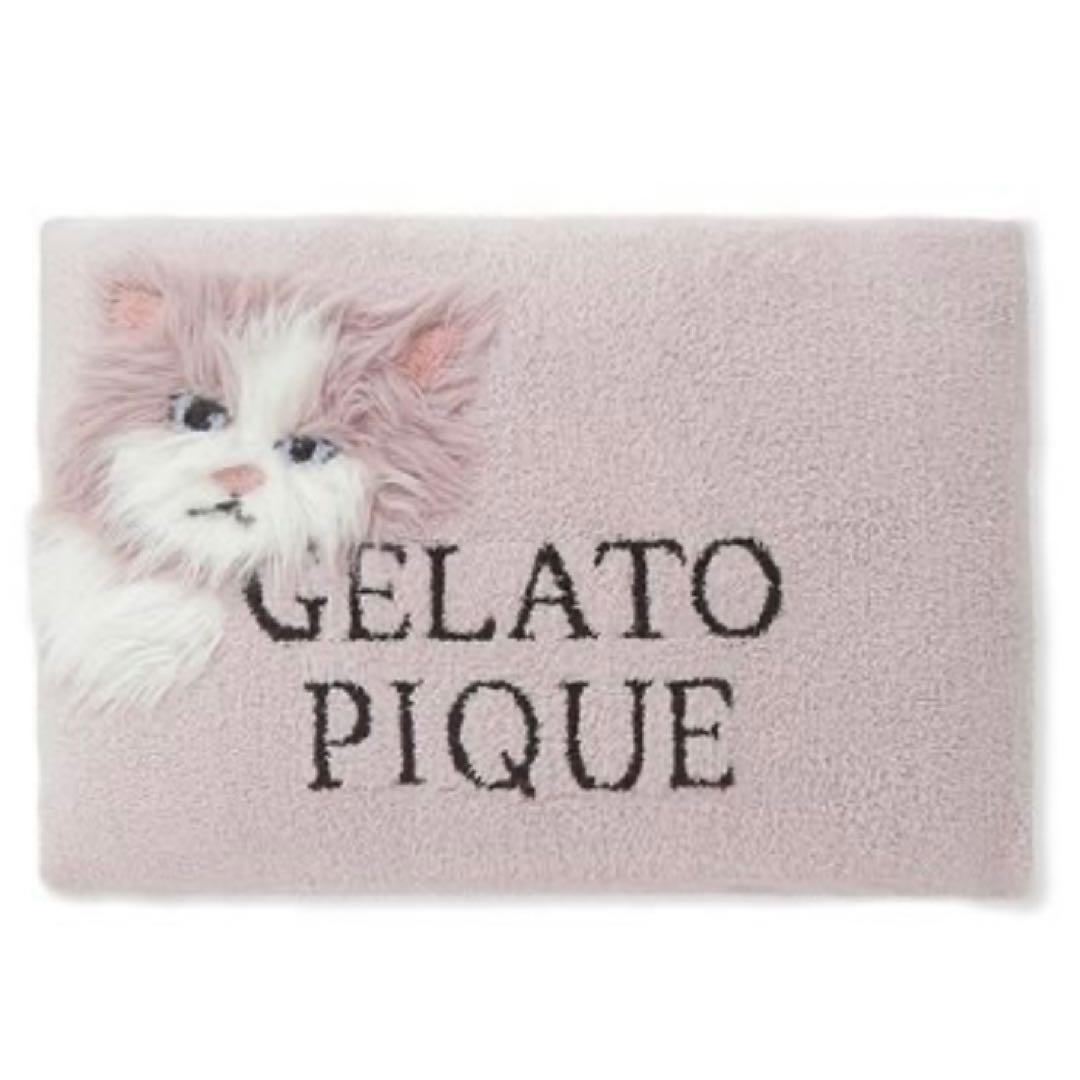 新品 ジェラートピケ CAT3柄 ジャガードマルチカバー ピローケース セット