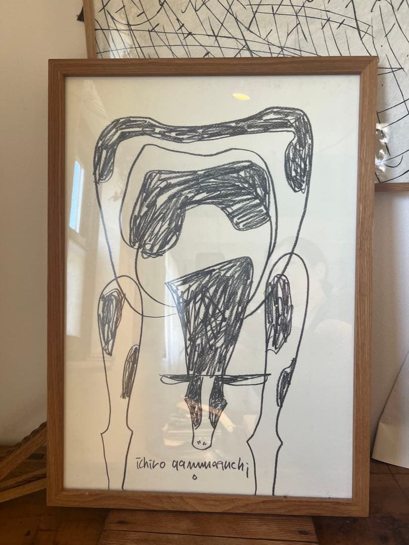 原画　山口一郎　【牛一点物】