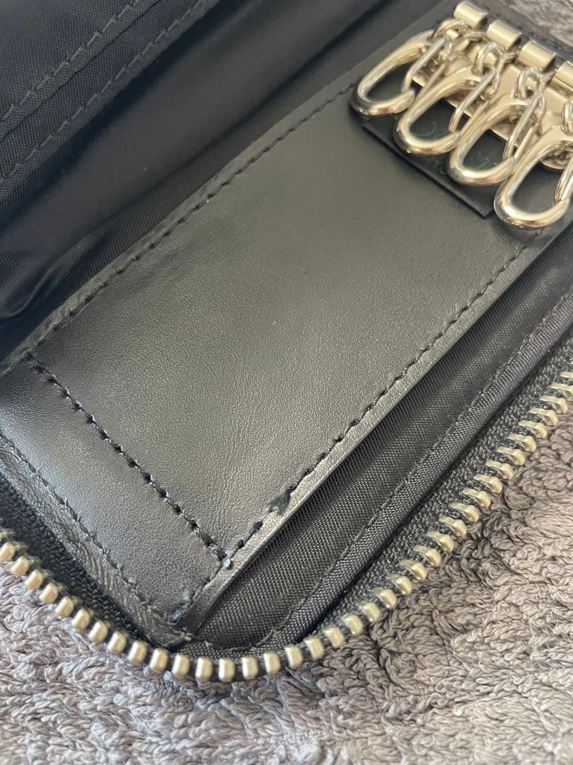 ポーター　トライバルカモ　ギリーＬ字型ジップキーケース