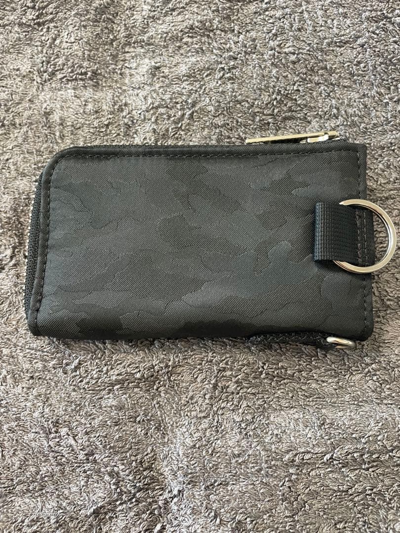 ポーター　トライバルカモ　ギリーＬ字型ジップキーケース