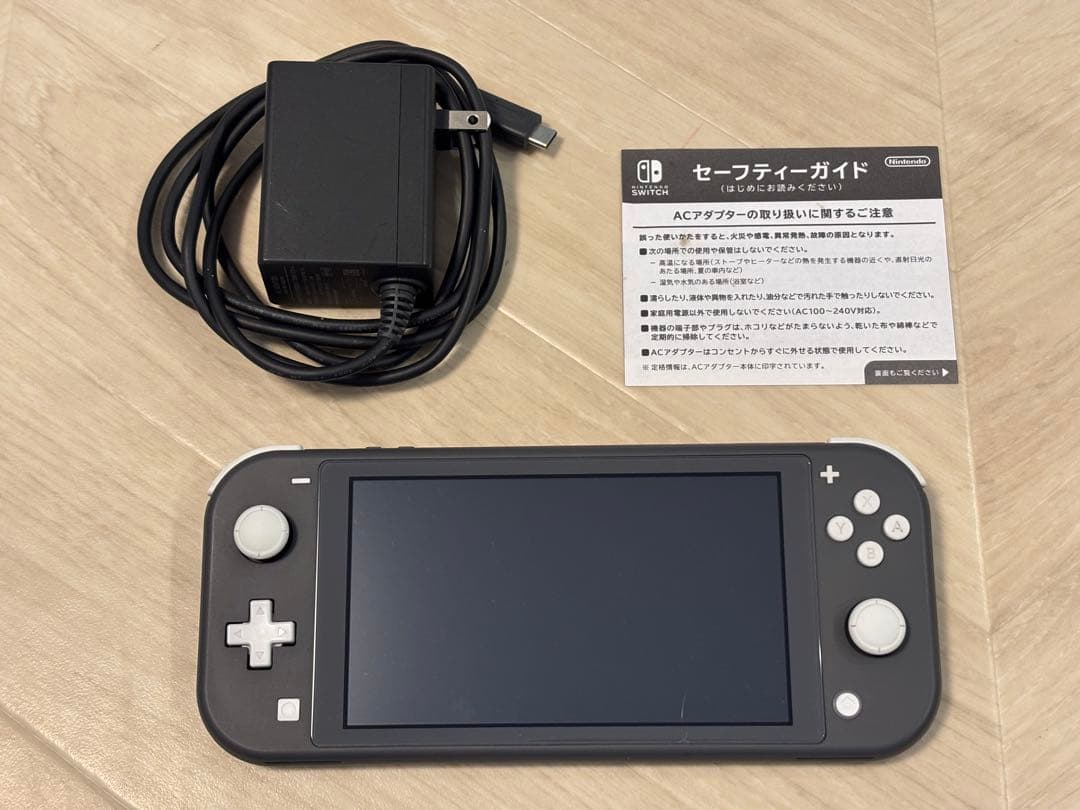 Nintendo Switch Lite グレー【充電器付き】