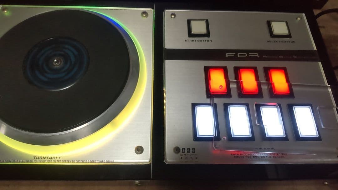 ビートマニア DAO FP7 新基板 三和ボタン 静音化 ターンテーブルRGB