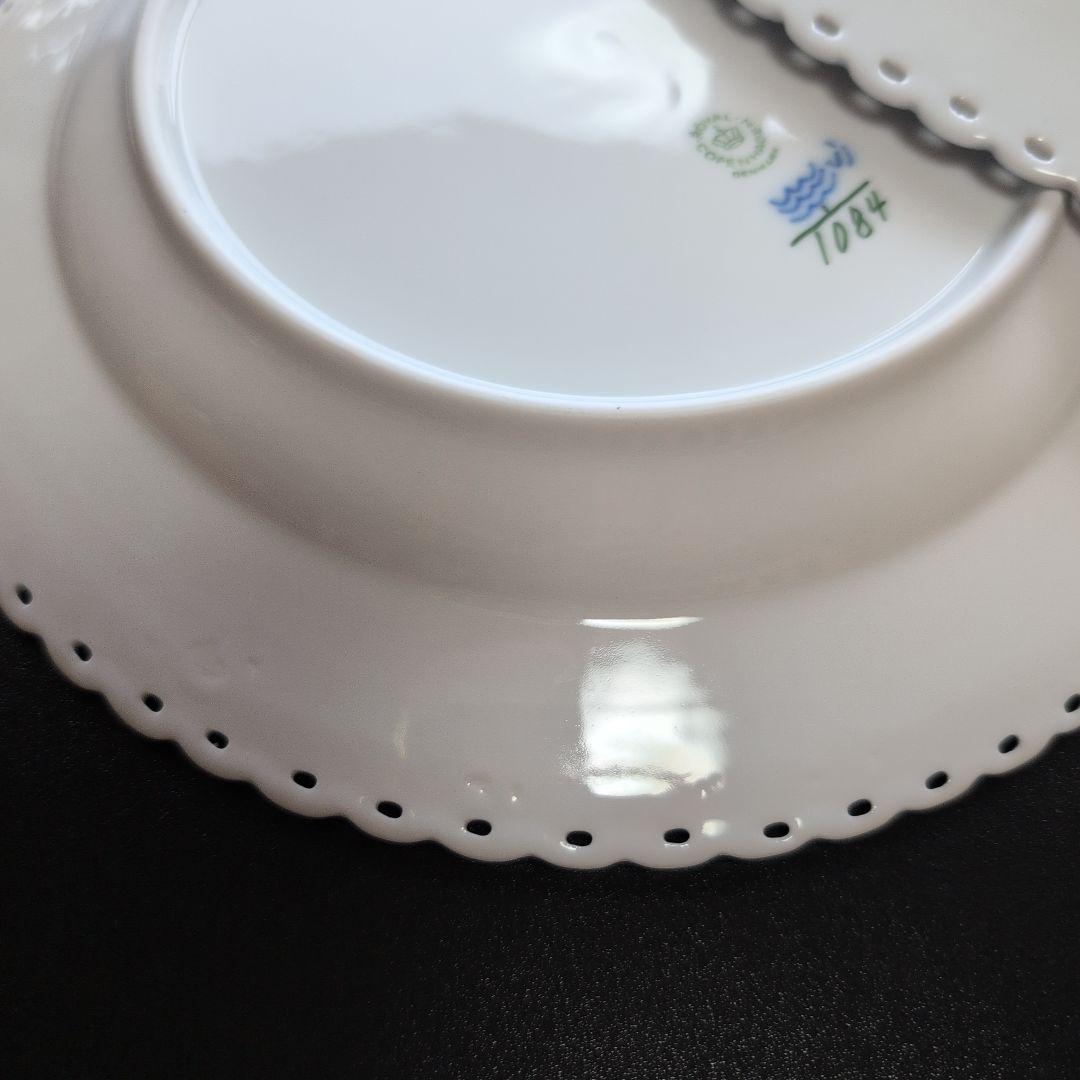 ロイヤルコペンハーゲン ブルーフルデッドフルレース2枚セット(約25cm)