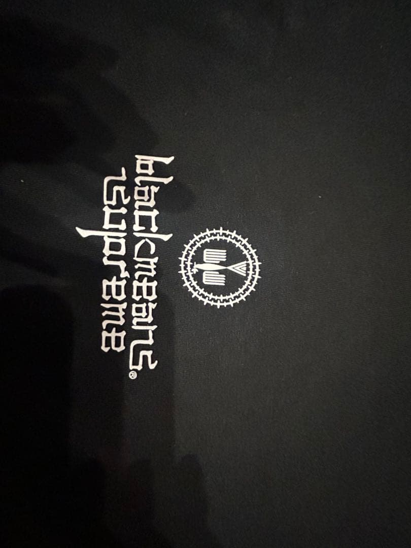 トップス supreme black means L/S TEE L size