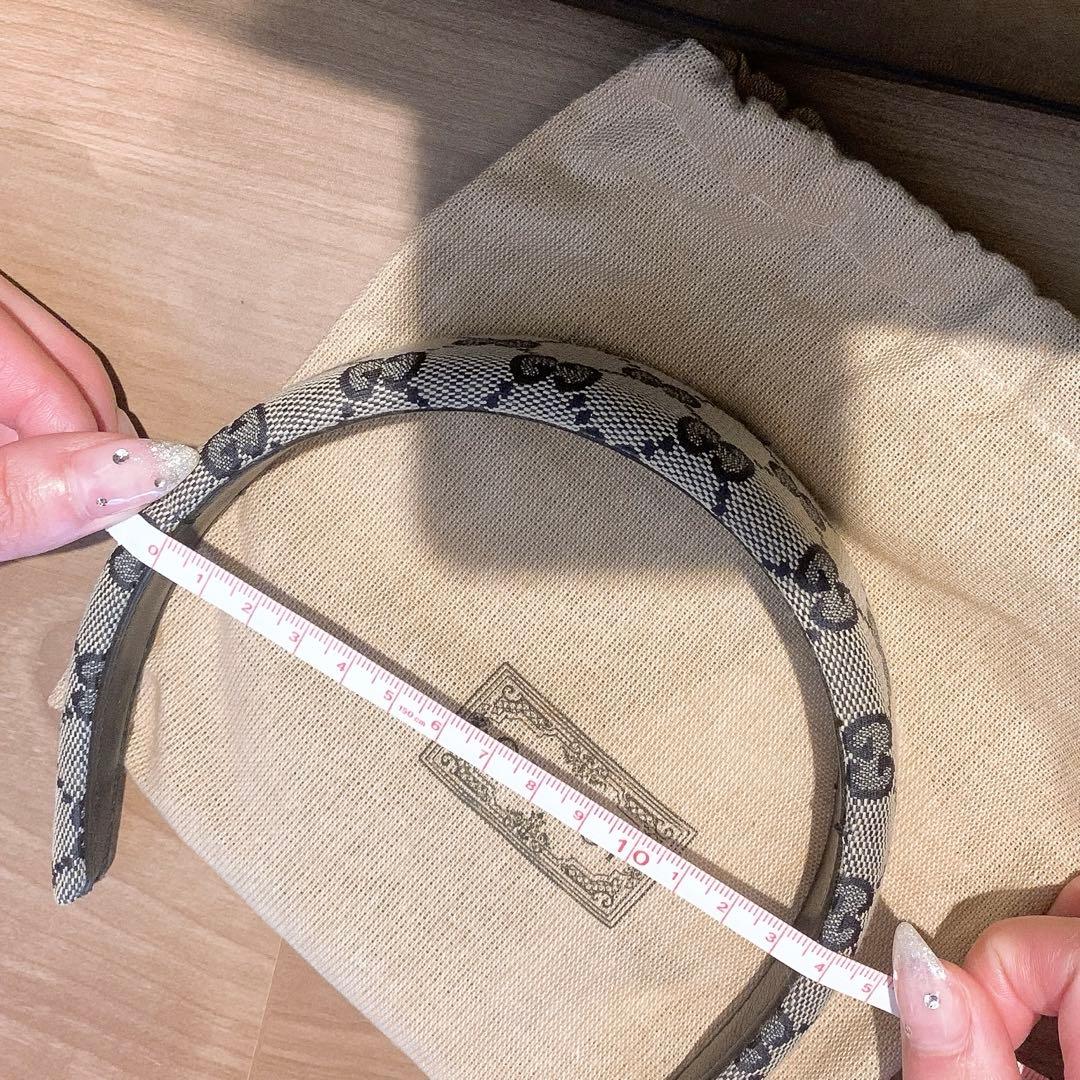 【正規品】GUCCI カチューシャ GG キャンバス ヘアバンド