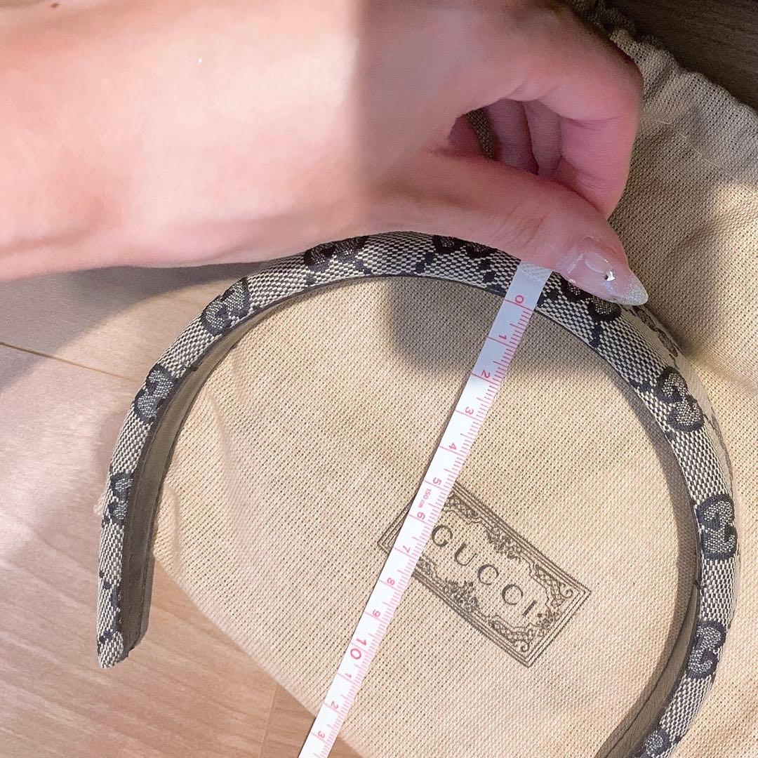【正規品】GUCCI カチューシャ GG キャンバス ヘアバンド
