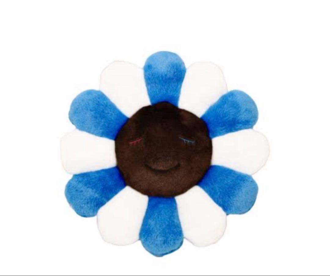 村上隆 お花クッション ブルーブラウン 特大 2m