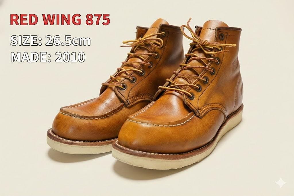 【良品】RED WING レッドウィング 875 アイリッシュセッター 8.5D