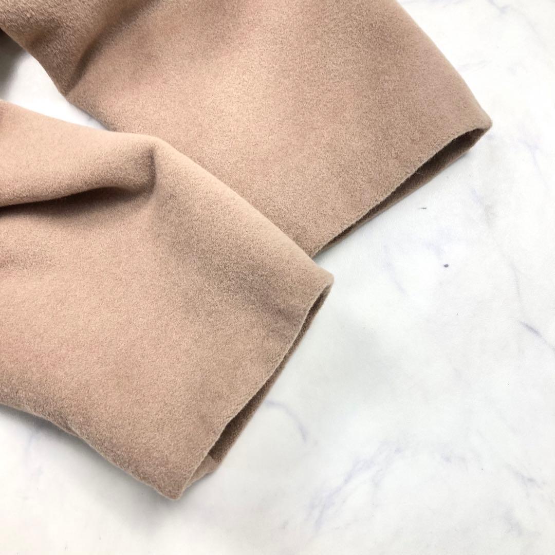 MaxMara 銀タグ ダブル アンゴラ ウール ロングコート キャメル 42