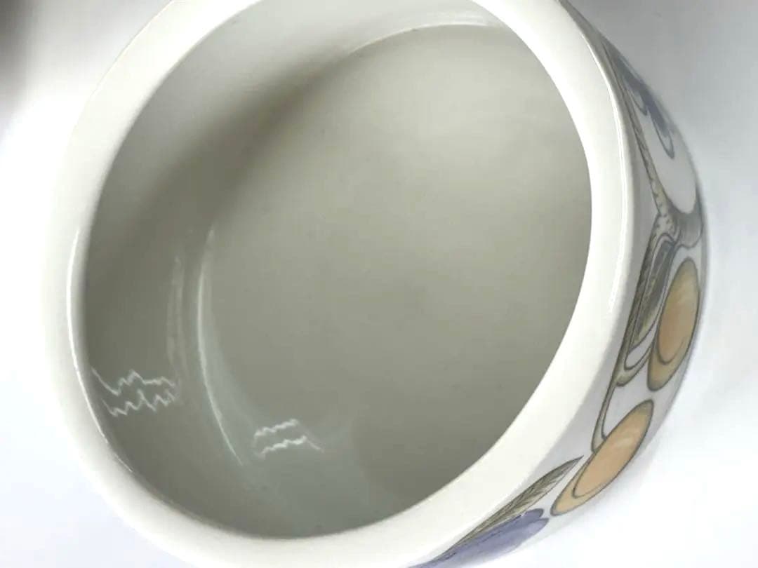 美品 ARABIA アラビア パラティッシ 蓋付きジャー キャニスター 北欧食器