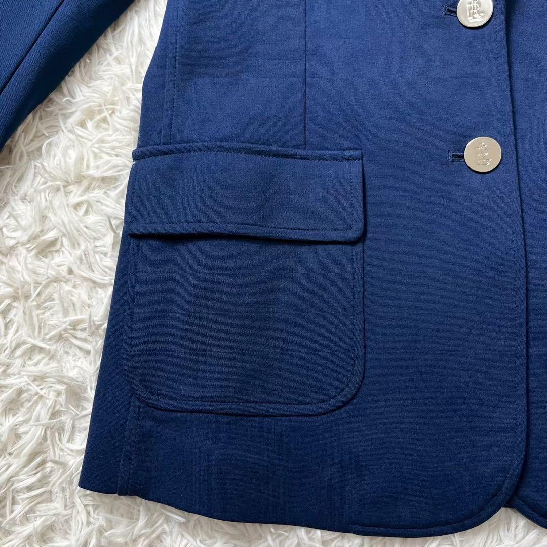 極美品　希少　ローレンラルフローレン　紺ブレ　ワッペン　エンブレム　銀ボタン　4