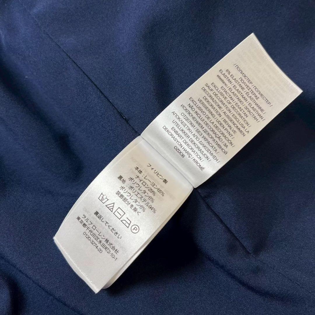 極美品　希少　ローレンラルフローレン　紺ブレ　ワッペン　エンブレム　銀ボタン　4