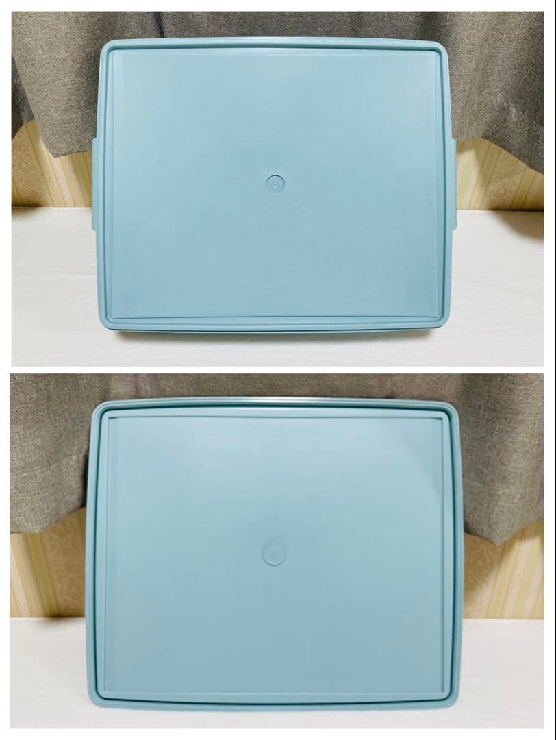 Hana/3個セット/タッパーウェア/ディープ/スーパーケース/水色