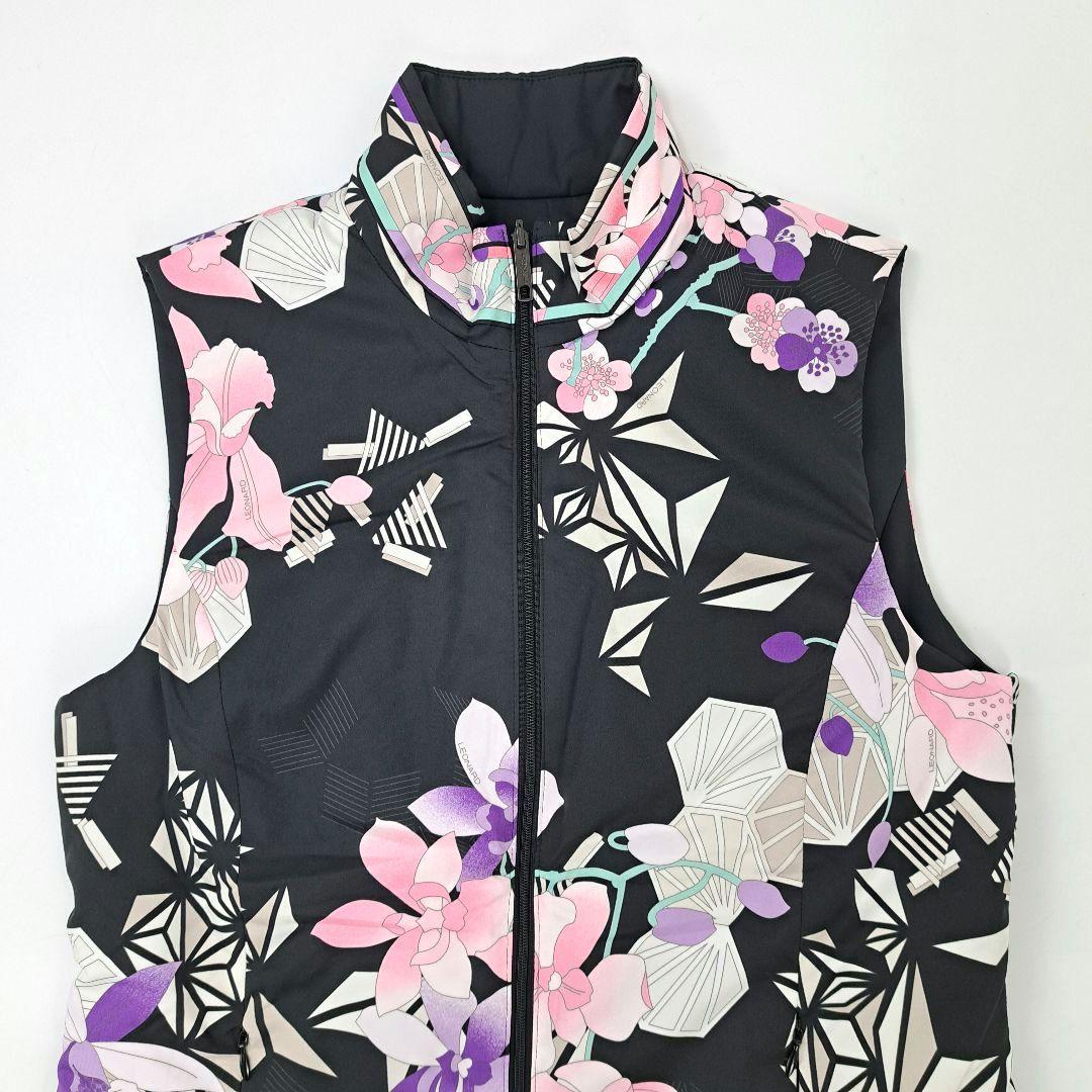 極美品★定価7.9万 LEONARD SPORT リバーシブル ベスト 38