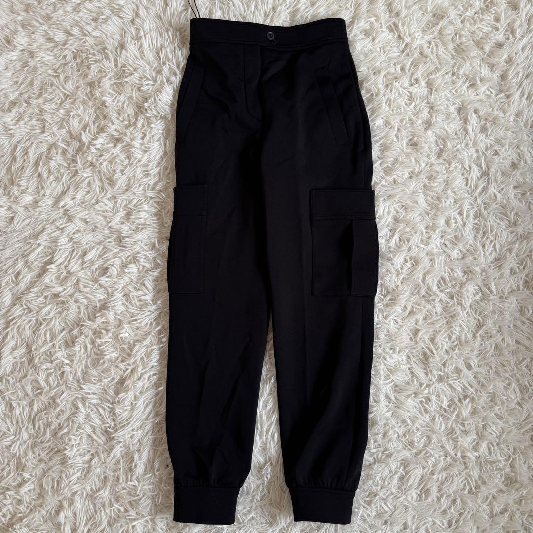 極美品　ルイヴィトン　カーゴパンツ　モノグラム　ブラック　Sサイズ　ジップ