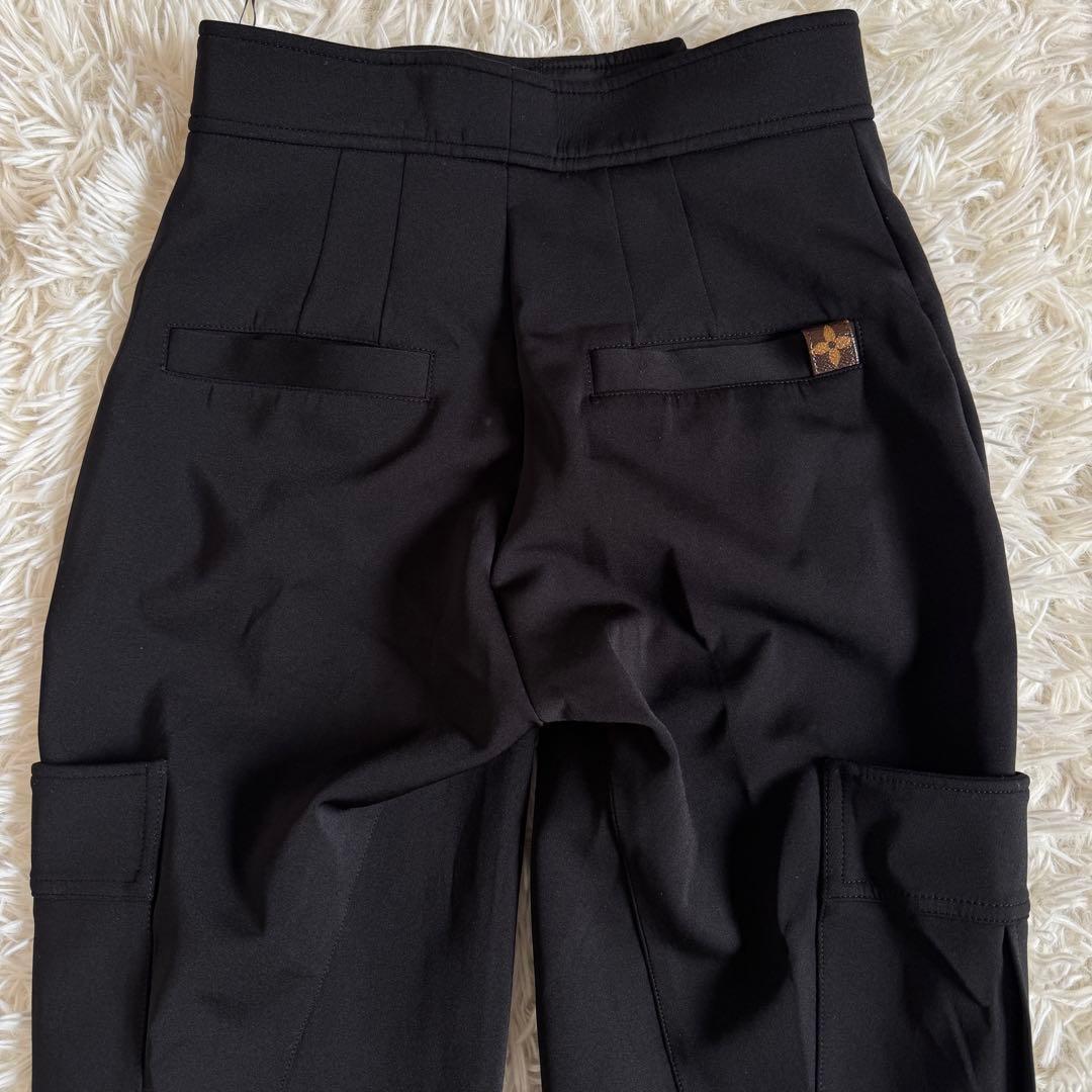 極美品　ルイヴィトン　カーゴパンツ　モノグラム　ブラック　Sサイズ　ジップ