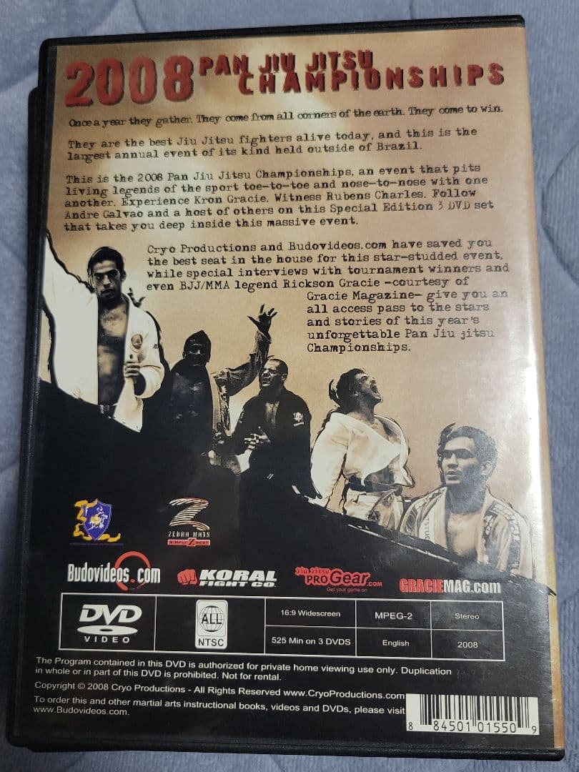 パン柔術選手権DVDセット　アメリカン柔術 マルセロガルシア クロングレイシー