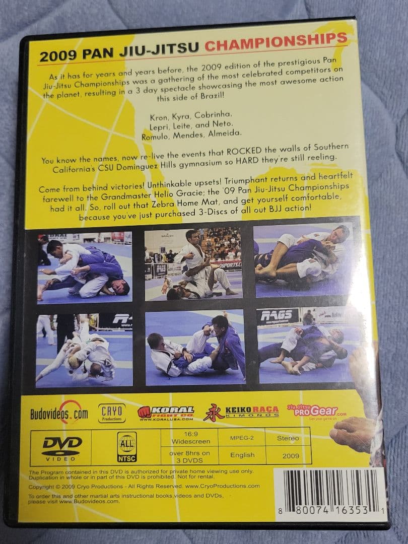 パン柔術選手権DVDセット　アメリカン柔術 マルセロガルシア クロングレイシー