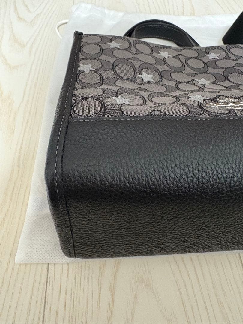 コーチ COACH キャンバス レザー 2way ショルダーバッグ スター 星