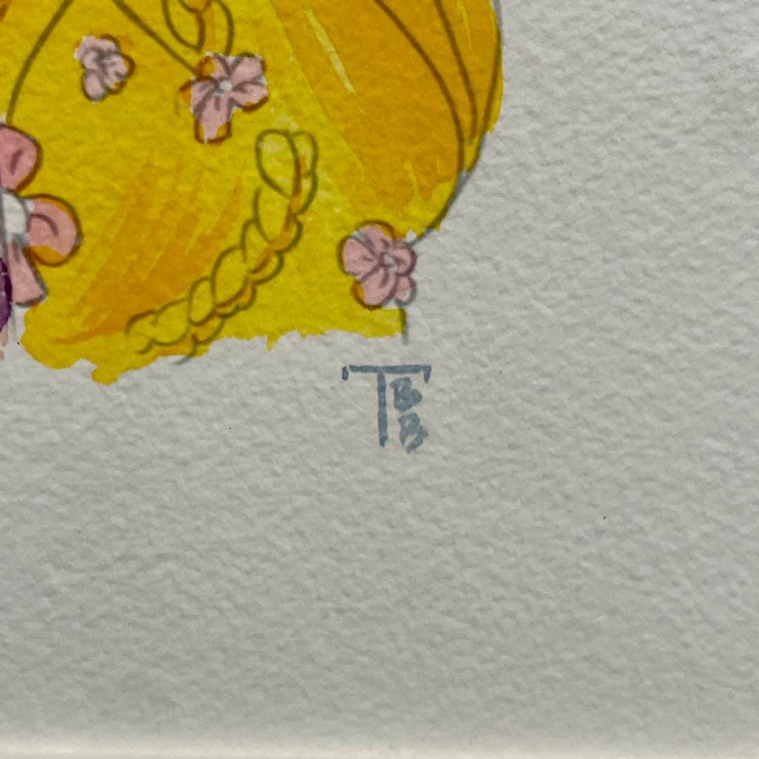 D*m様 【美品】トリシア RAPUNZEL & PASCAL 原画 直筆サイン