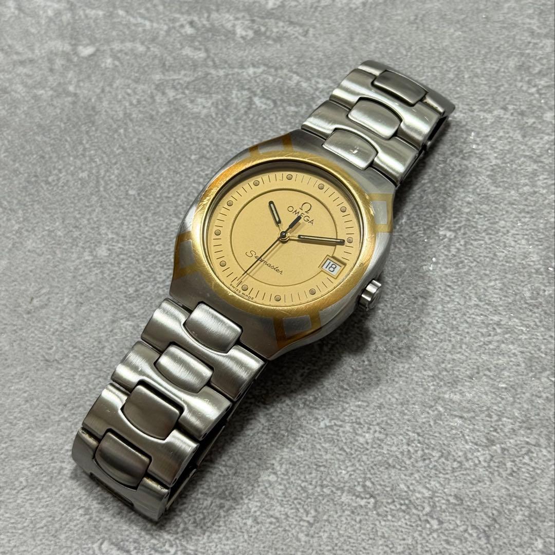 麺　OMEGA　オメガ　シーマスターポラリス　中古