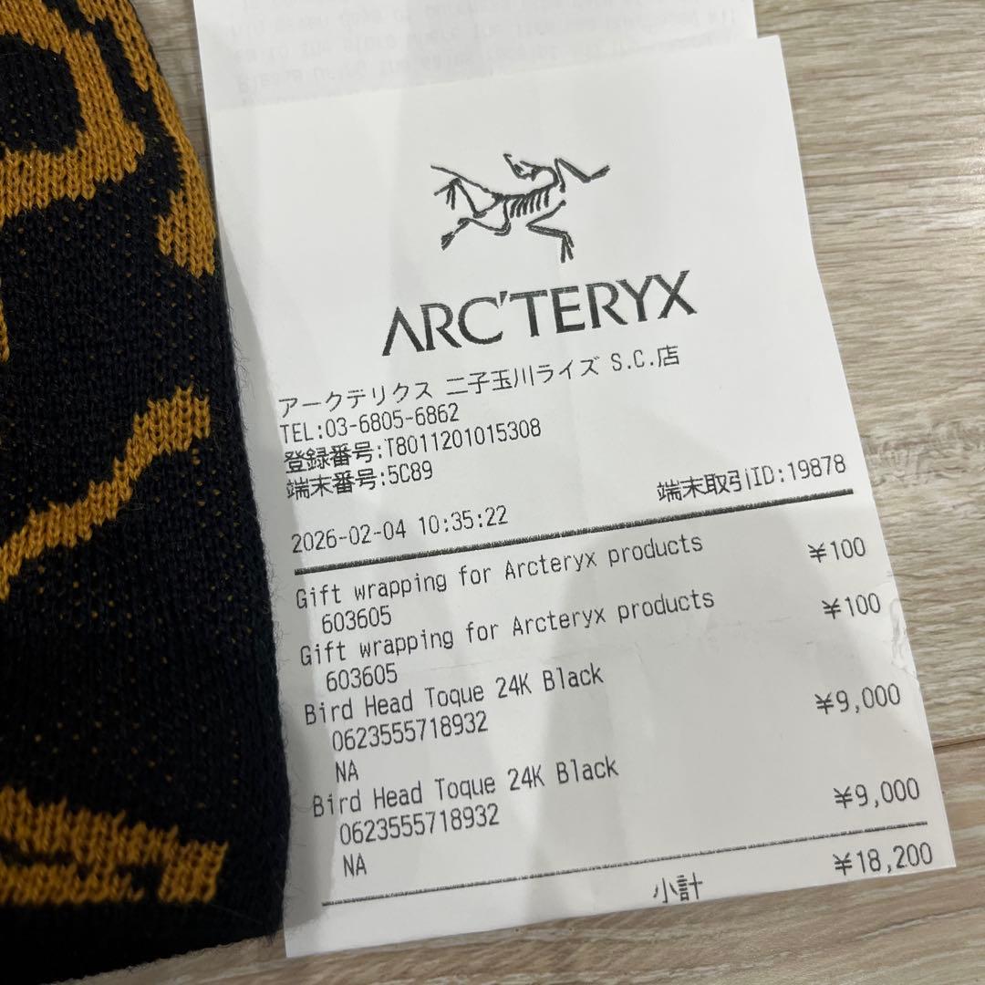 ②正規品 新品 ARC'TERYX アークテリクス ビーニー バードヘッドトーク