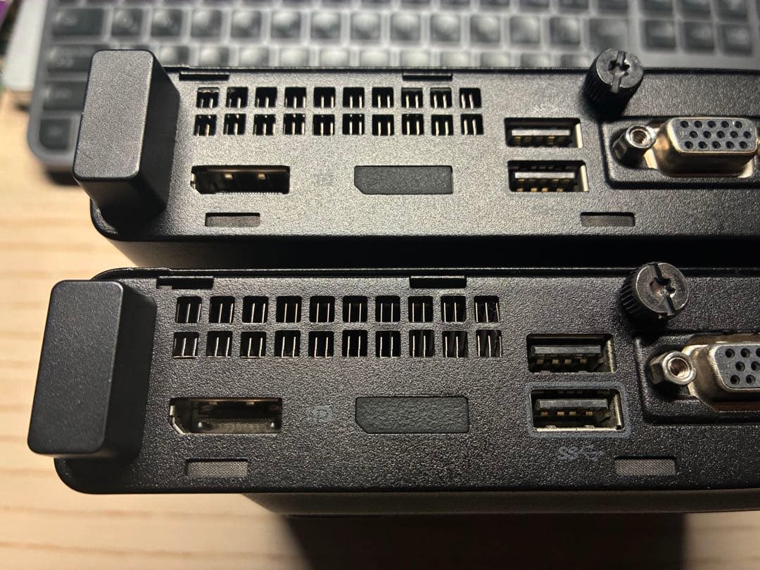 2台セットHP ProDesk 400 G4 DM + BenQ モニター