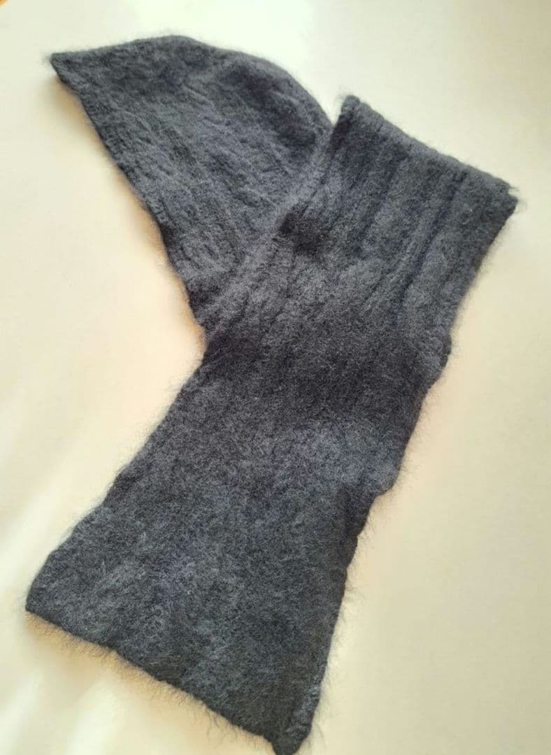 未使用【CASIMICO】カシミヤ100%フードマフラー