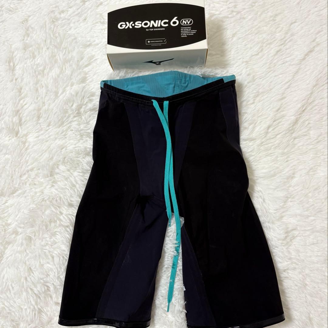 ミズノMIZUNO GX SONIC 6 NV SIZE M (美品)高速水着